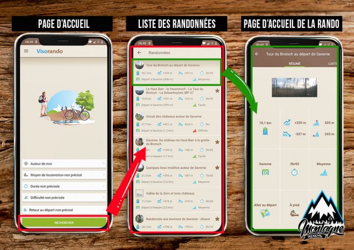 Notre Top 5 des meilleures applications de randonnée