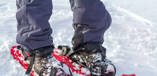 chaussures pour raquettes à neige