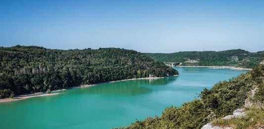 randonnée au lac de vouglans