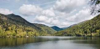 vue sur le lac de Kruth