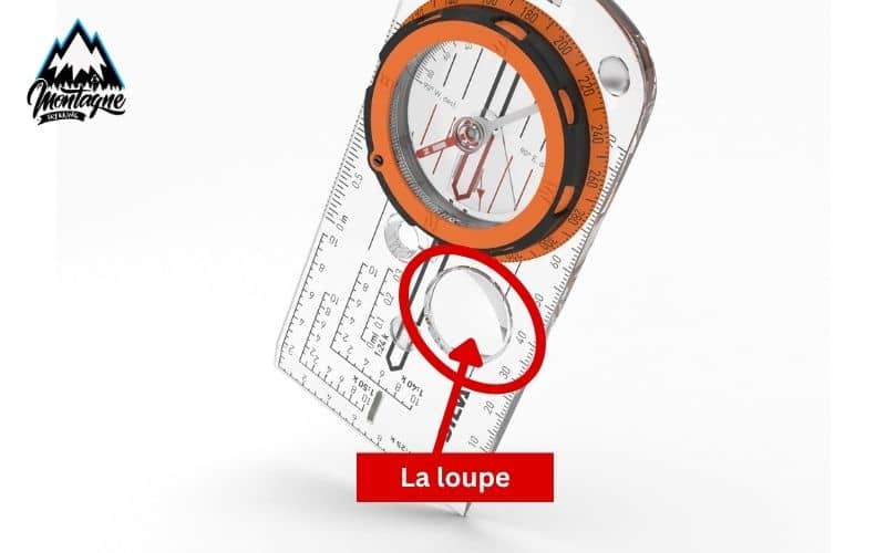 La loupe de la boussole