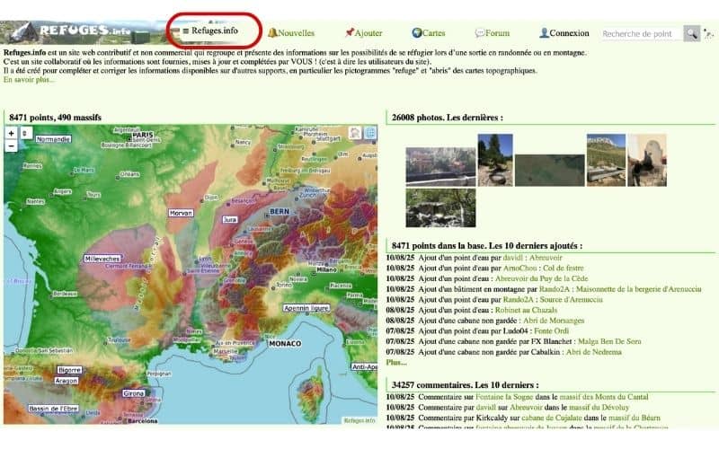 Refuges.info