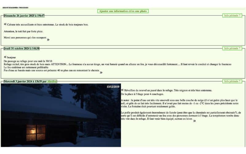 commentaire refuges.info