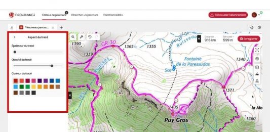 Personnaliser parcours openrunner