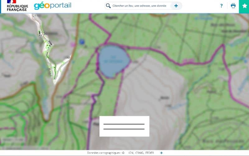 Route carte IGN