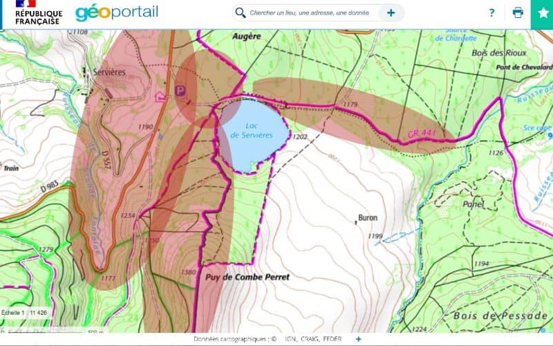 Zone a éviter pour bivouac