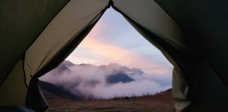 bivouac avec vue magnifique