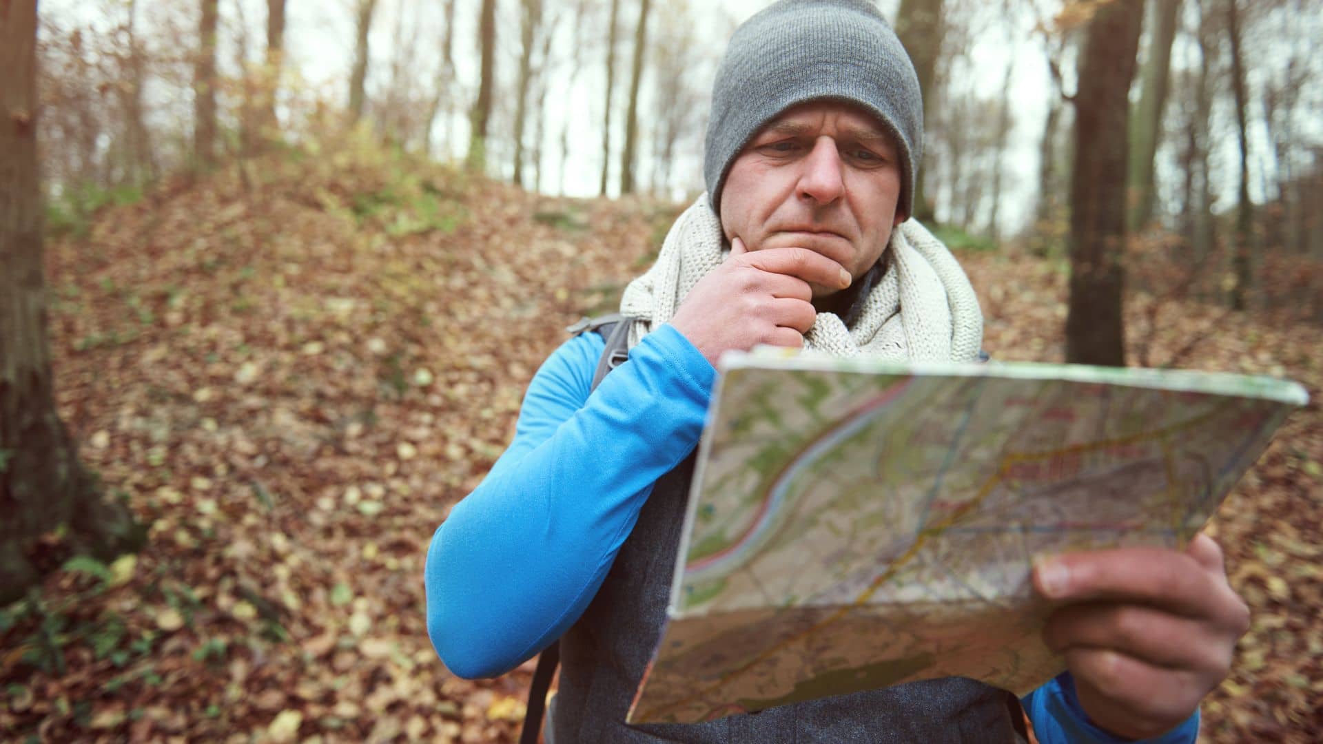 Perdu carte IGN orientation