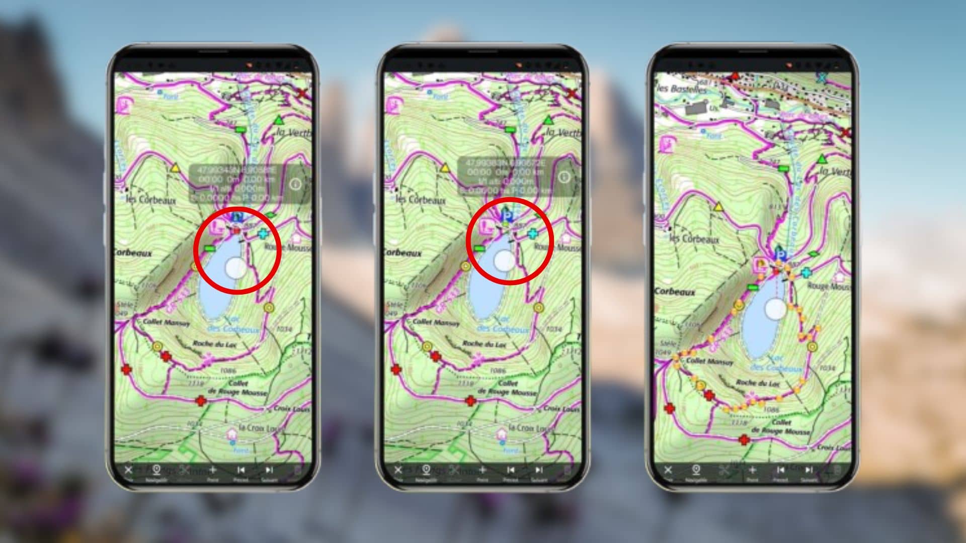 Créer une trace GPX iphigénie