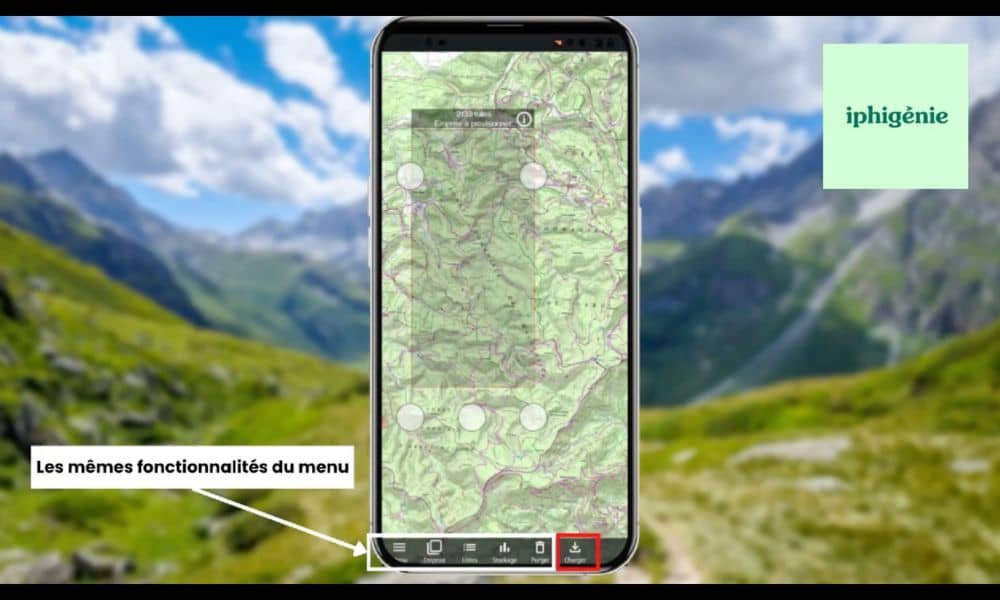 Fonctionnalité application iphigénie