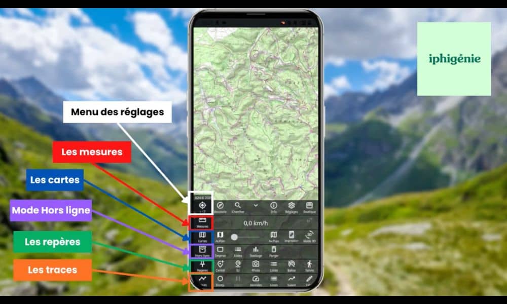 Les menus Iphigénie