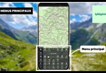 Menu principal dans iphigénie