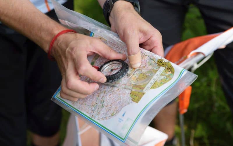 calculer azimut boussole