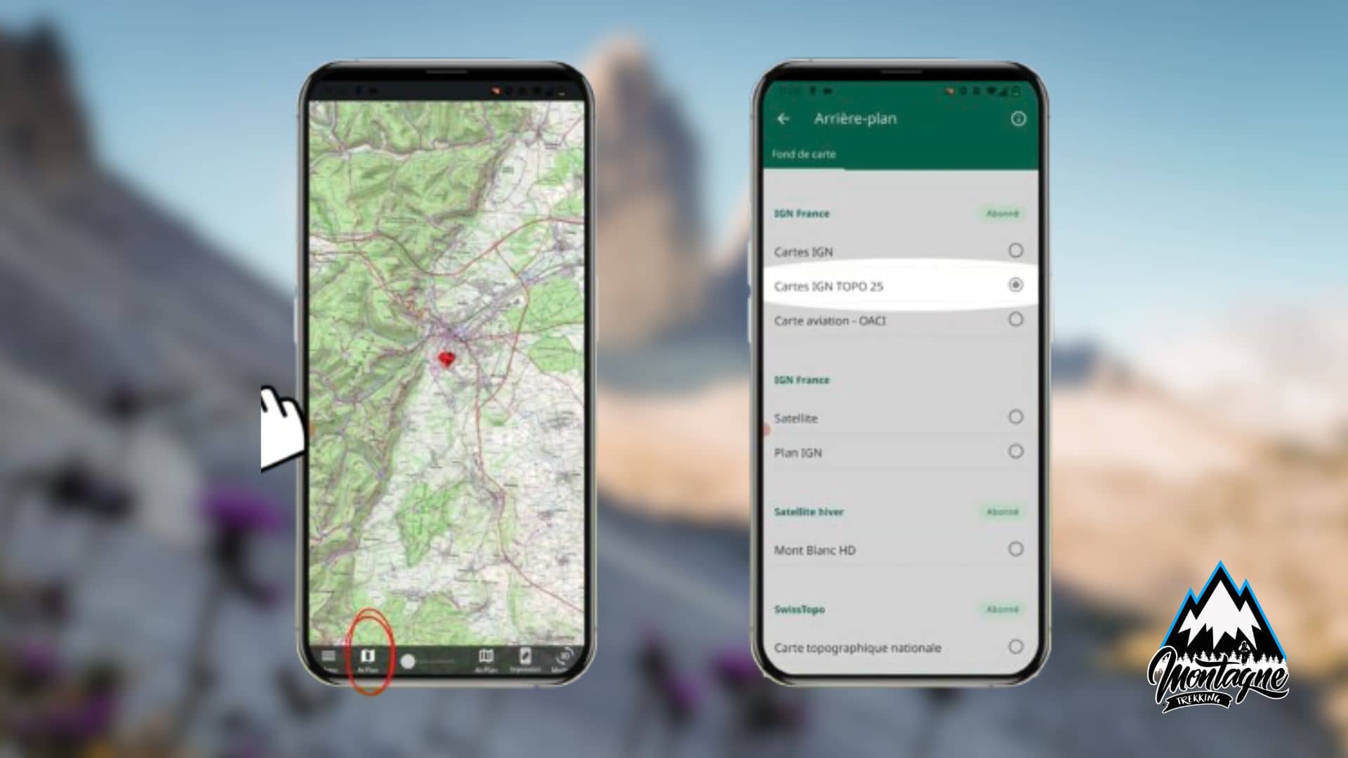 cartes IGN iphigénie