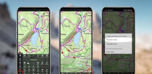 créer trace GPX iphigénie