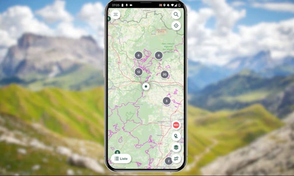trouver randonnées carte