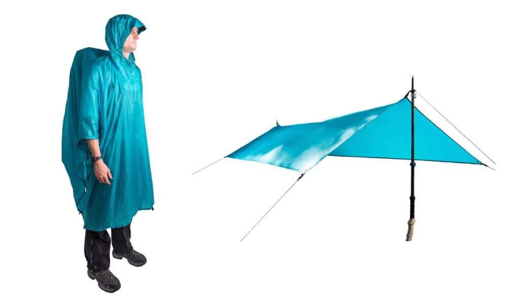 cape de pluie tarp randonnée