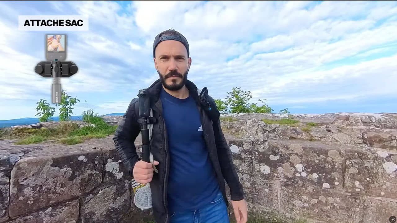 attache sac insta360 X5