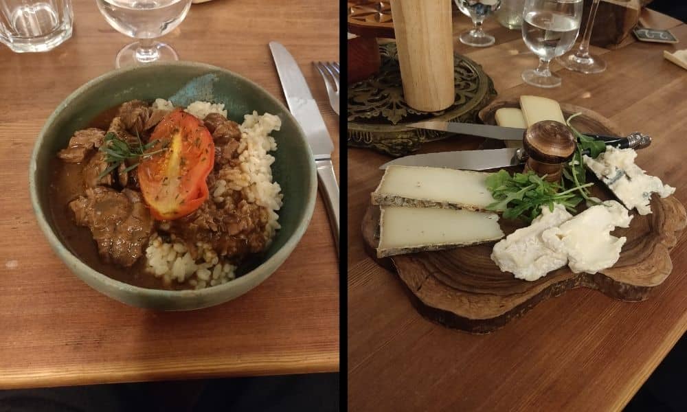 repas gite de l'estoilis